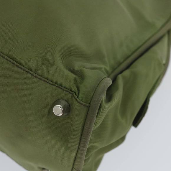 PRADA Hand Bag Nylon Khaki Auth 57260 - Picture 9 of 16